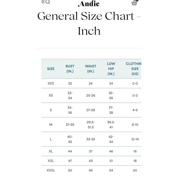 Andie Swim The Calcos Top Size XL - Picture 3 of 3